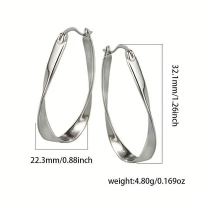 925 Silver Hypoallergenic Elegant Retro Style Earrings - A-1 Thread Vault