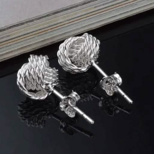 925 Silver Love Nut Stud Earrings - A-1 Thread Vault
