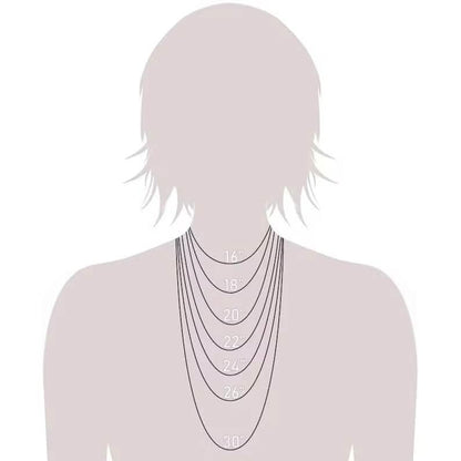 925 Solid Italian Silver Round Box Necklace - A-1 Thread Vault