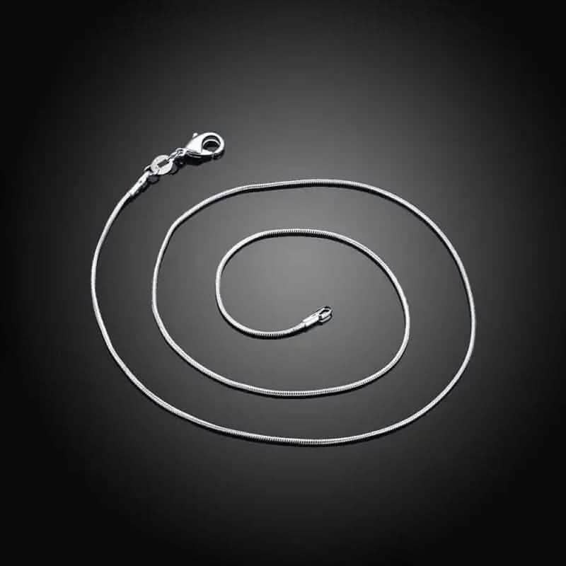 925 Sterling Silver 1mm Necklace Chain - A-1 Thread Vault
