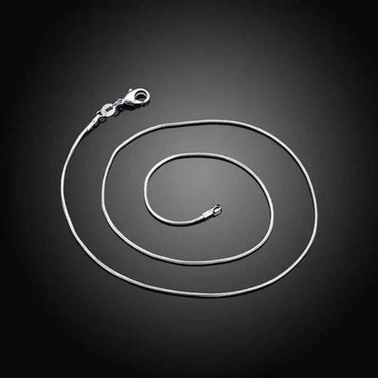 925 Sterling Silver 1mm Necklace Chain - A-1 Thread Vault