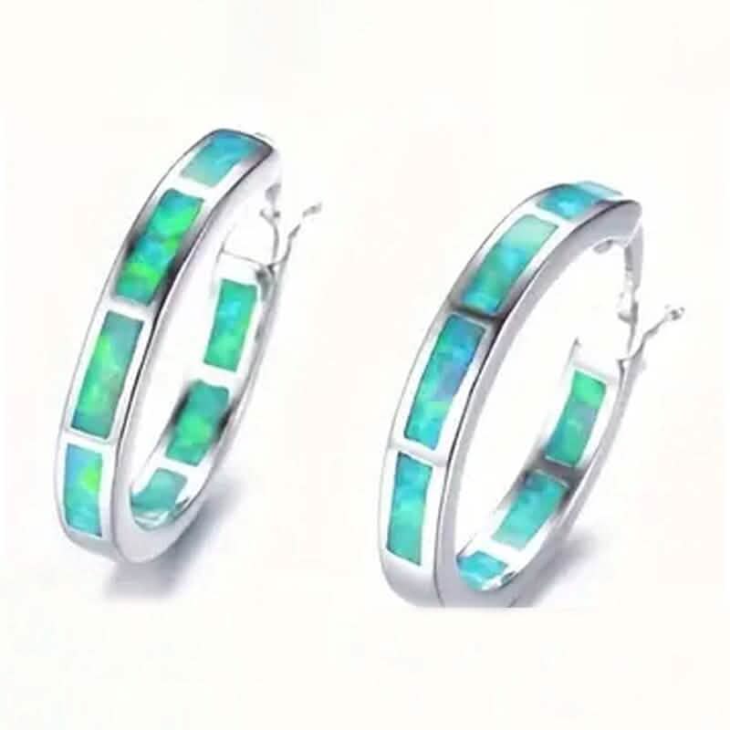 925 Sterling Silver Circular Hoop Earrings - A-1 Thread Vault