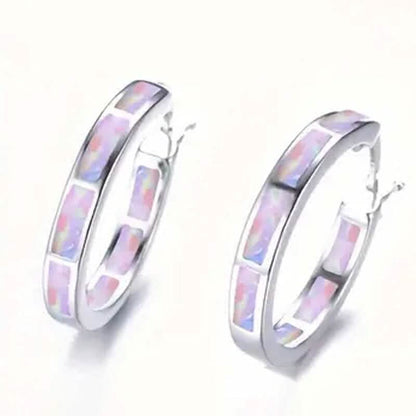 925 Sterling Silver Circular Hoop Earrings - A-1 Thread Vault