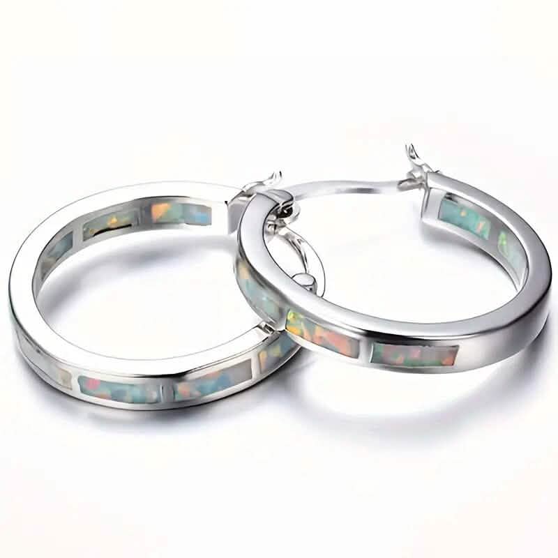 925 Sterling Silver Circular Hoop Earrings - A-1 Thread Vault