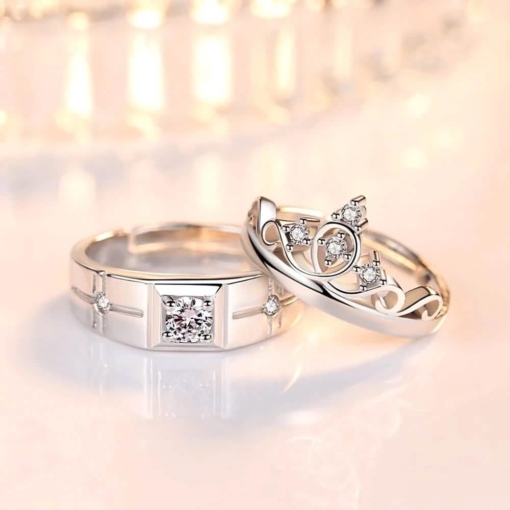 925 Sterling Silver New Jewelry Fashion Couple Ring - A-1 Thread Vault