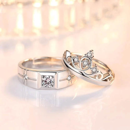 925 Sterling Silver New Jewelry Fashion Couple Ring - A-1 Thread Vault