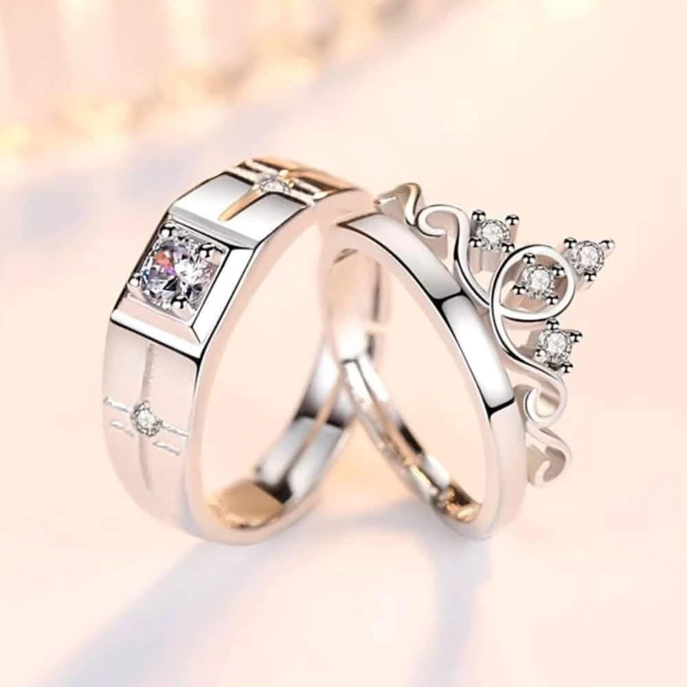 925 Sterling Silver New Jewelry Fashion Couple Ring - A-1 Thread Vault