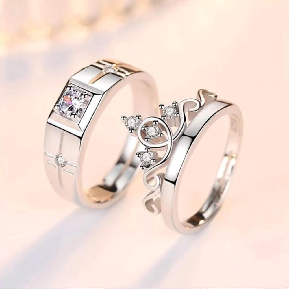 925 Sterling Silver New Jewelry Fashion Couple Ring - A-1 Thread Vault