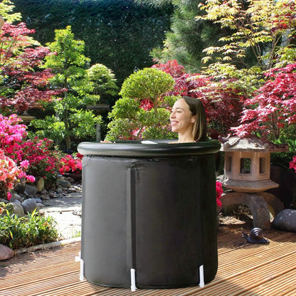 97 Gal Large Size Ice Bath Tub with Cover - A-1 Thread Vault