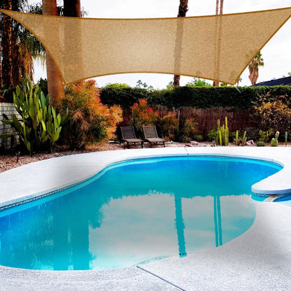 98% UV Block Awning Shelter Rectangle Shade Sails Top Canopy - A-1 Thread Vault
