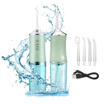 Professional Cordless Rechargeable 3 Modes Water Flosser Dental Oral Irrigator, Braces Cleaner - A-1 Thread Vault