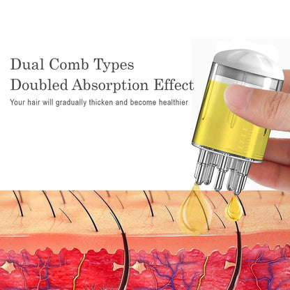 Portable Hair Oil Scalp Applicator Comb Brush Hair Root Treatment for Men and Women - A-1 Thread Vault