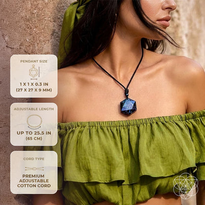 The Arfvedsonite Deep Healing Pendant - A-1 Thread Vault