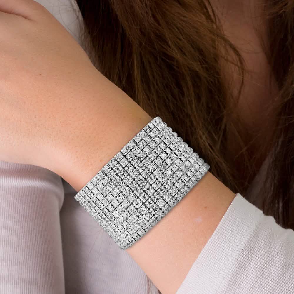 Swarovski Power Collection 10-Tier Elements Bracelet - A-1 Thread Vault