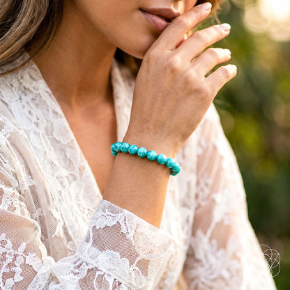 Empire of Her Own – Premium Blue Amazonite Bracelet - A-1 Thread Vault