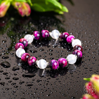 Shape Your Future – Pink Galaxy Tiger’s Eye Bracelet - A-1 Thread Vault