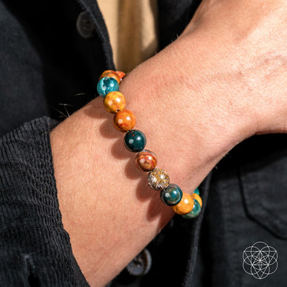 Quiet My Mind – Ocean Jasper Bracelet - A-1 Thread Vault