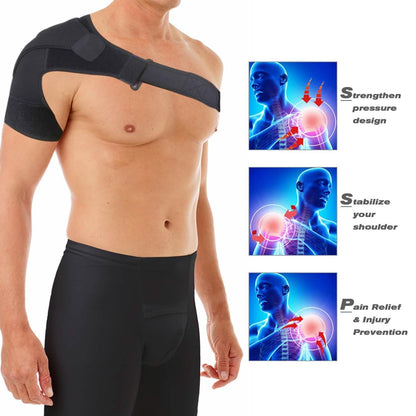 Unisex Adjustable Pain Relief Magnetic Shoulder Brace Support Brace - A-1 Thread Vault