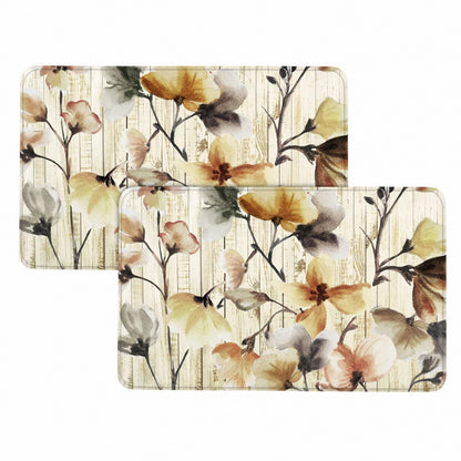 Bibb Home 1-2 Pack Anti Fatigue Cushioned Kitchen Mats - A-1 Thread Vault