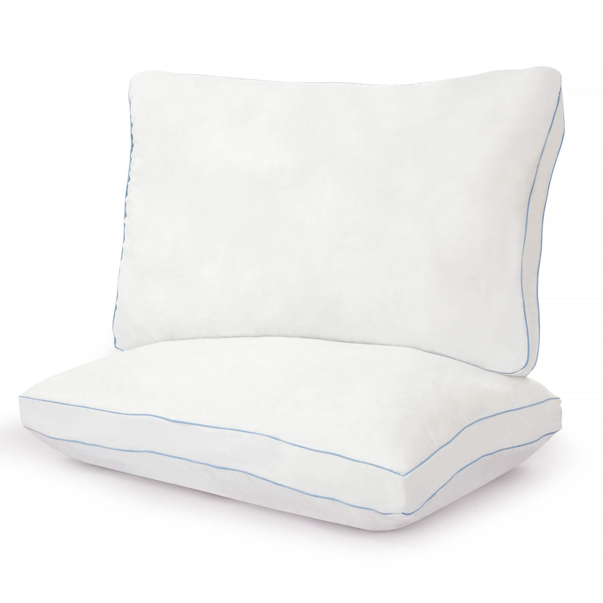 2-Pack: Royale Linens Gusseted Pillows Soft Hotel Quality - A-1 Thread Vault