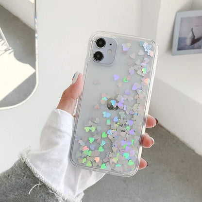 Heart Falling Rain iPhone Case - A-1 Thread Vault