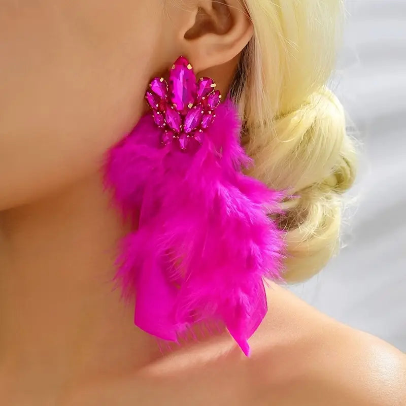 Bohemian Feather Earrings - A-1 Thread Vault