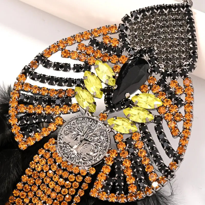 Teardrop Feather Earrings - A-1 Thread Vault
