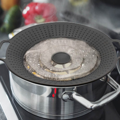 Boil Over Spill Stopper Safeguard Lid Cover For Pots And Pans - A-1 Thread Vault