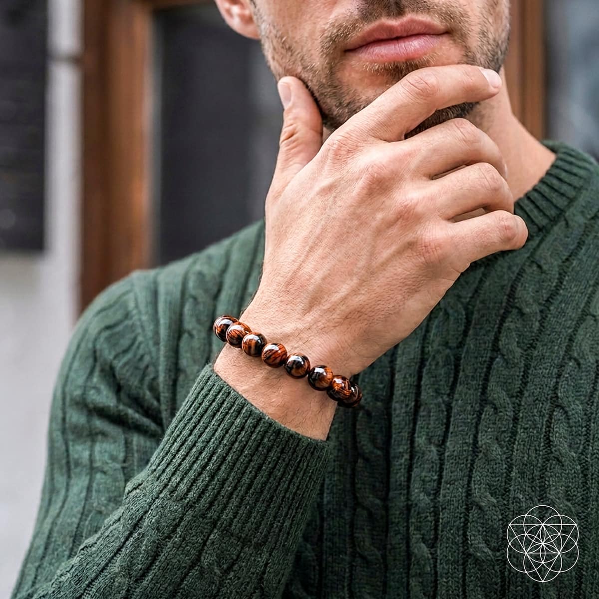 The Self-Sabotage Breaker - Mahogany Obsidian Bracelet - A-1 Thread Vault