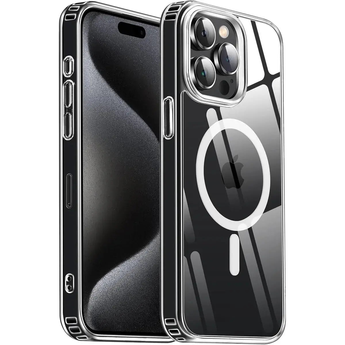 Entronix [Magnetic] Case Compatible with iPhone 14 Pro - [Hard Back] Slim Clear - A-1 Thread Vault