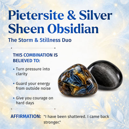 Shattered, Then Whole: Ultra-Rare Namibian Pietersite Bracelet - A-1 Thread Vault