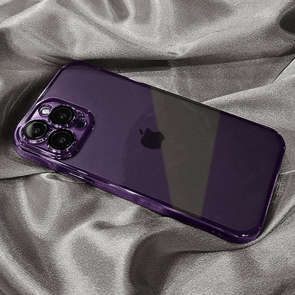 Luxury Plating Square Frame Clear iPhone Case - A-1 Thread Vault