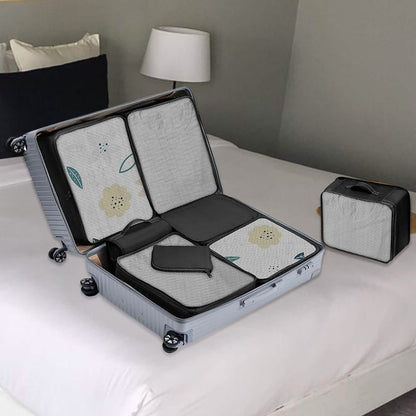 8-Pack: Lightweight Compact Organizing Packing Cubes for Suitcases Travel Essential with Toiletries Bag - A-1 Thread Vault