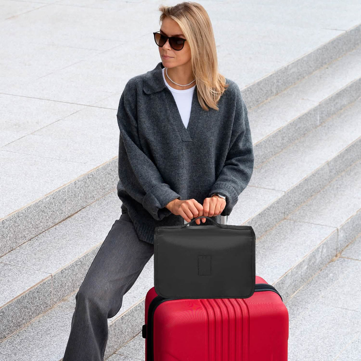 8-Pack: Lightweight Compact Organizing Packing Cubes for Suitcases Travel Essential with Toiletries Bag - A-1 Thread Vault