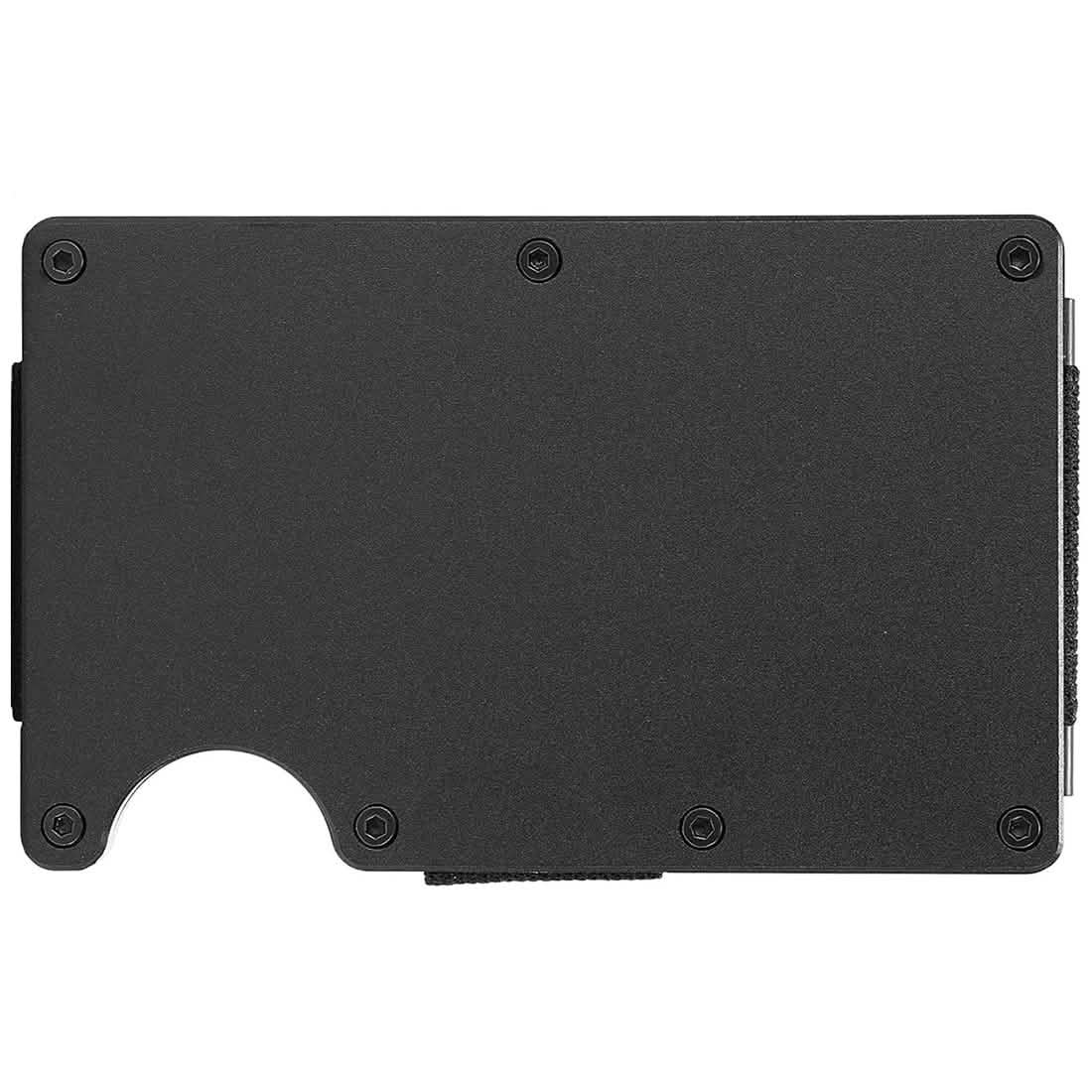 RFID Blocking Minimalist Scratch Resistant Slim Credit Card Holder Wallet with Easily Removable Money Clip - A-1 Thread Vault