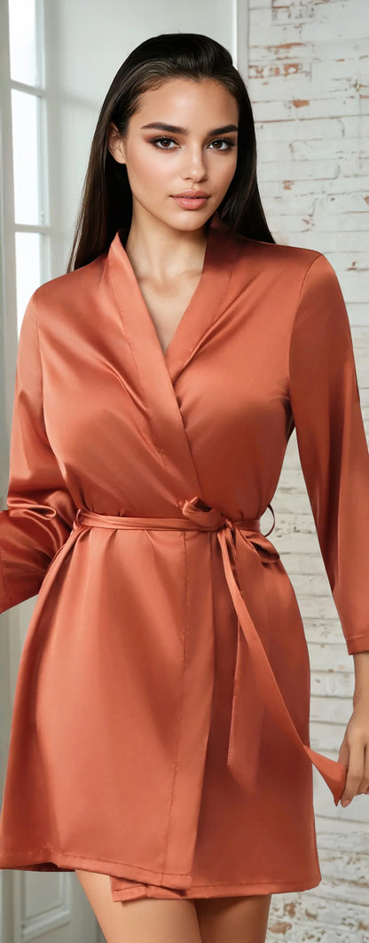 Classic Satin Robe