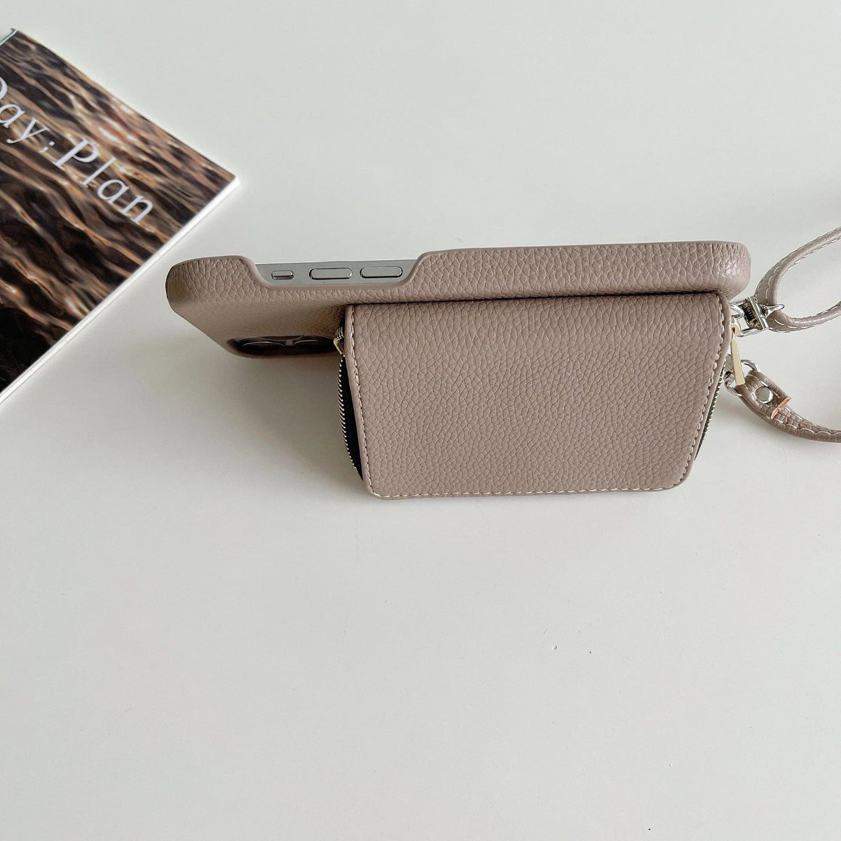 Luxury Crossbody Wallet Leather iPhone Case - A-1 Thread Vault
