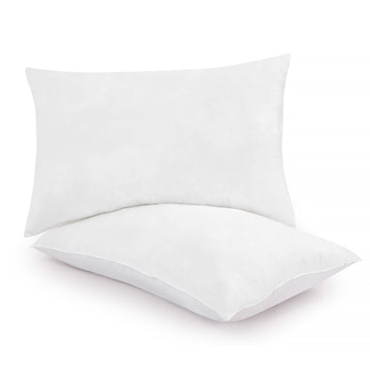 2-Pack: Royale Linens Gusseted Pillows Soft Hotel Quality - A-1 Thread Vault