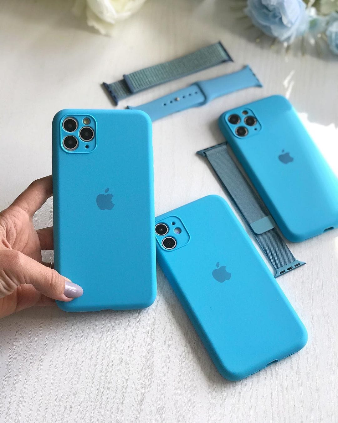 iPhone Camera Protection Silicone Case (Surf Blue) - A-1 Thread Vault