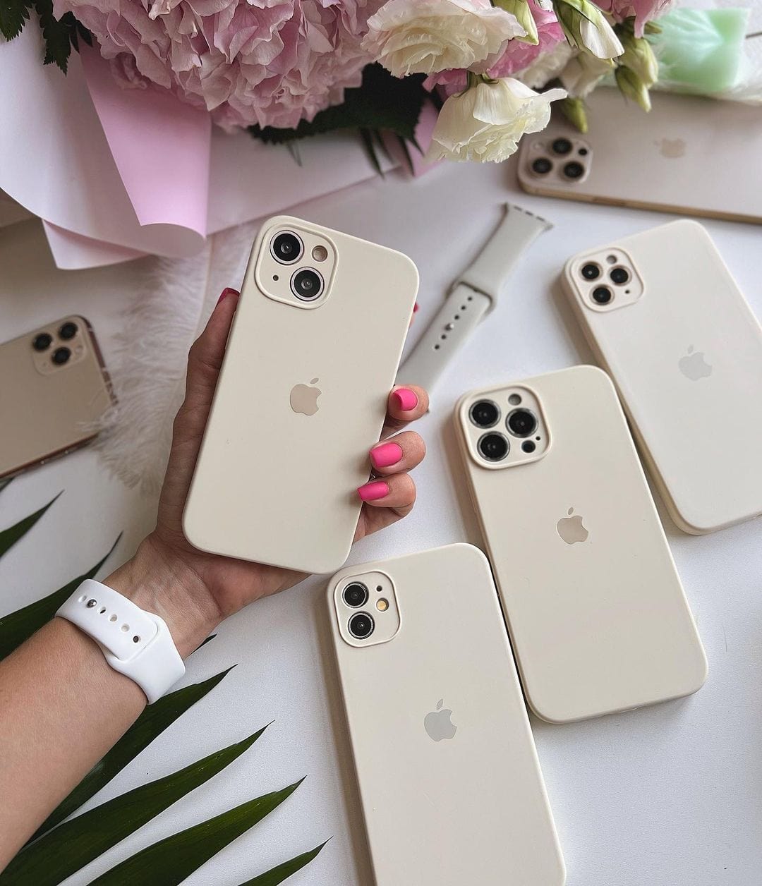 iPhone Camera Protection Silicone Case (Antique White) - A-1 Thread Vault