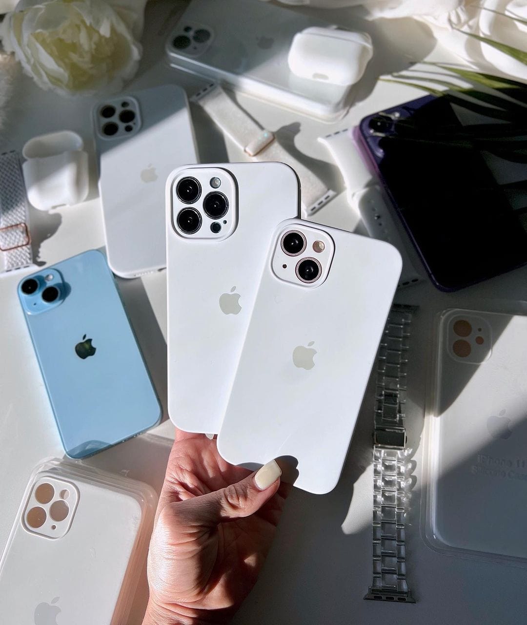 iPhone Camera Protection Silicone Case (White) - A-1 Thread Vault