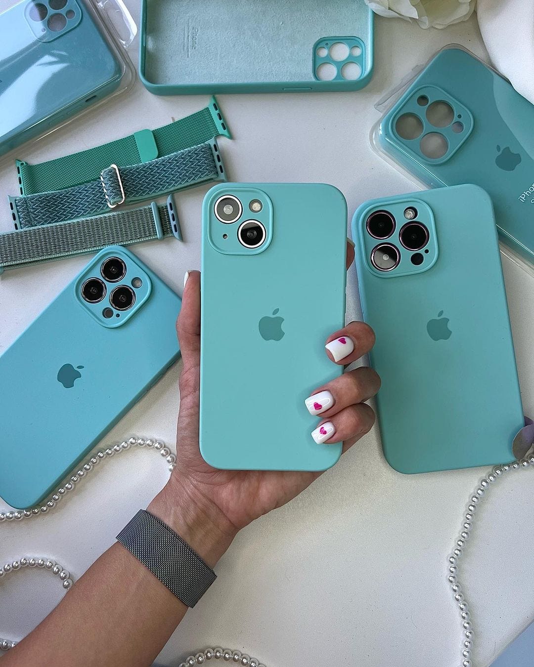 iPhone Camera Protection Silicone Case (Glacier Blue) - A-1 Thread Vault
