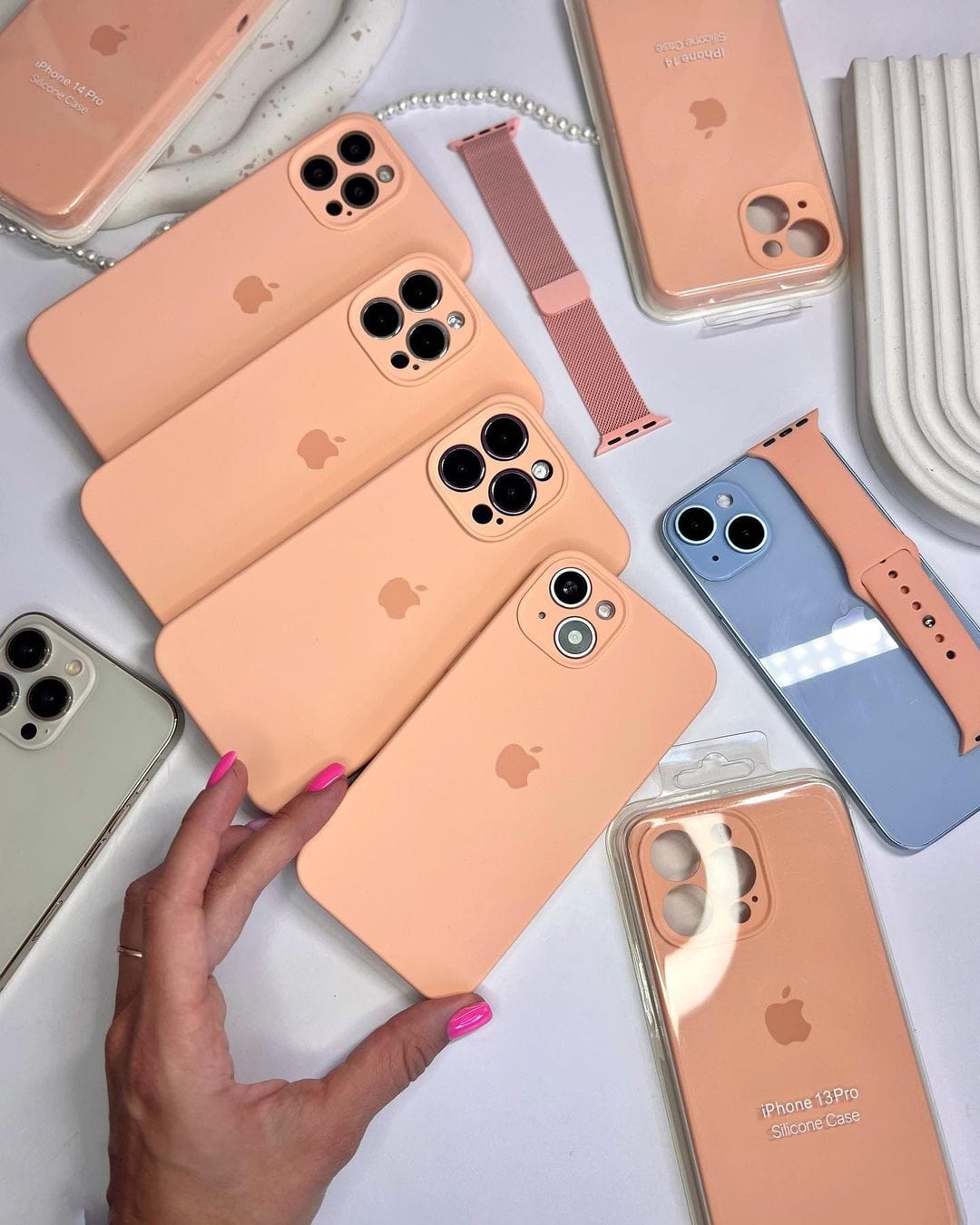 iPhone Camera Protection Silicone Case (Begonia) - A-1 Thread Vault
