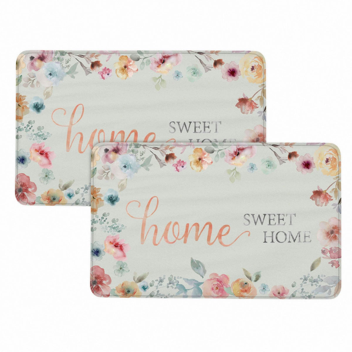 Bibb Home 1-2 Pack Anti Fatigue Cushioned Kitchen Mats - A-1 Thread Vault