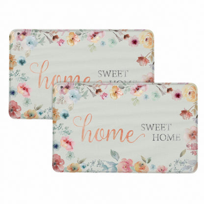 Bibb Home 1-2 Pack Anti Fatigue Cushioned Kitchen Mats - A-1 Thread Vault