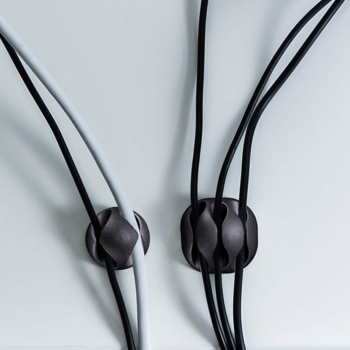 10-Pack: Self Adhesive Cable Clips For Cord Holders Managing Cables Wires - A-1 Thread Vault