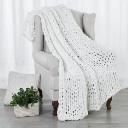 50" X 60" Kathy Ireland Chunky Chenille Plush Throw - A-1 Thread Vault