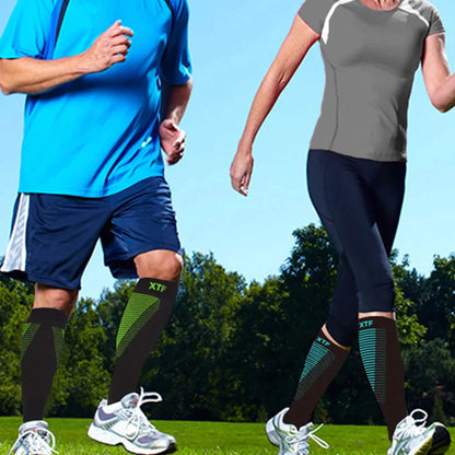 12-Pairs: Athletic Graduated Knee-High Compression Socks - A-1 Thread Vault