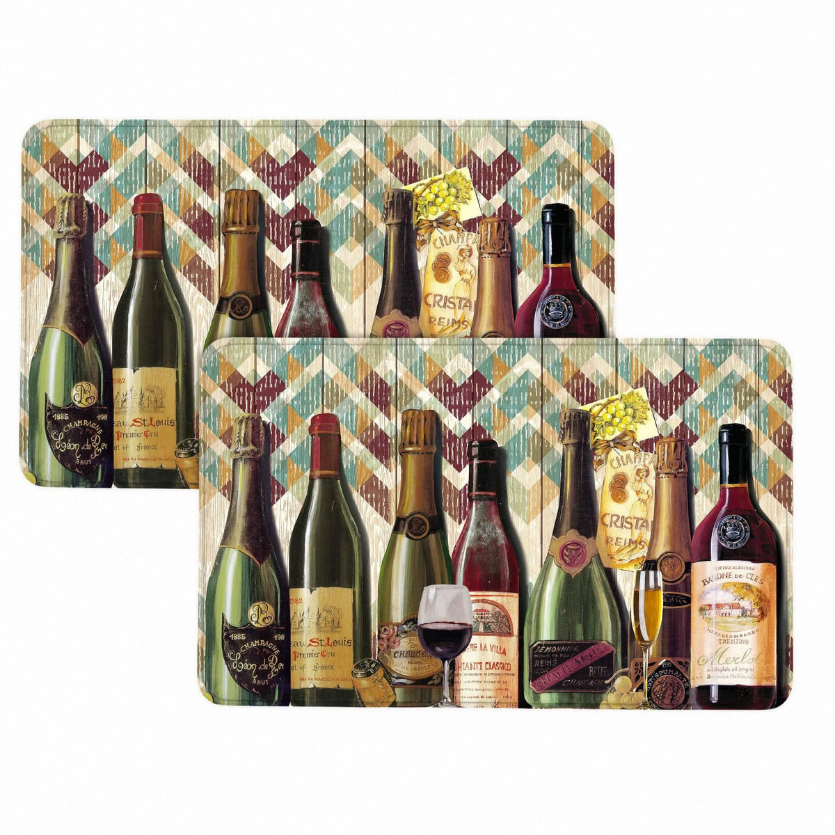 Bibb Home 1-2 Pack Anti Fatigue Cushioned Kitchen Mats - A-1 Thread Vault