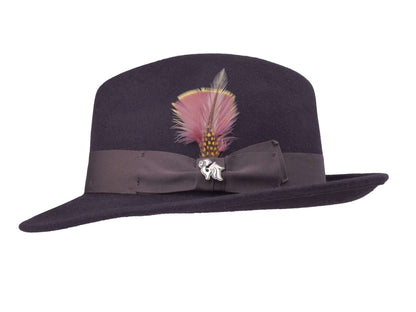 Wool Felt Fedora Deluxe Hat — Men's Classic Style